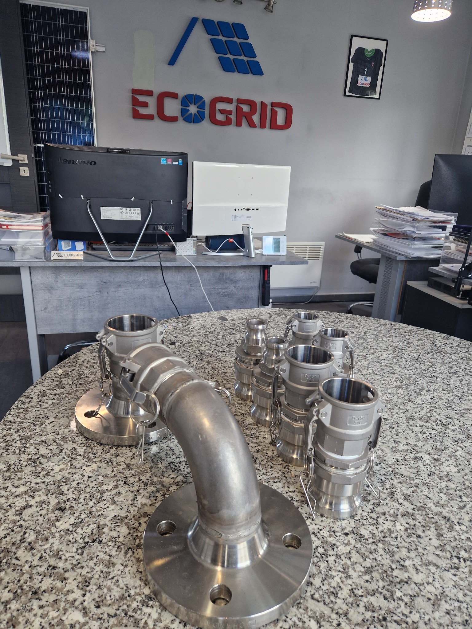 Przyłącza instalacji przemysłowych wykonane ze stali nierdzewnej - typ: CAMLOCK