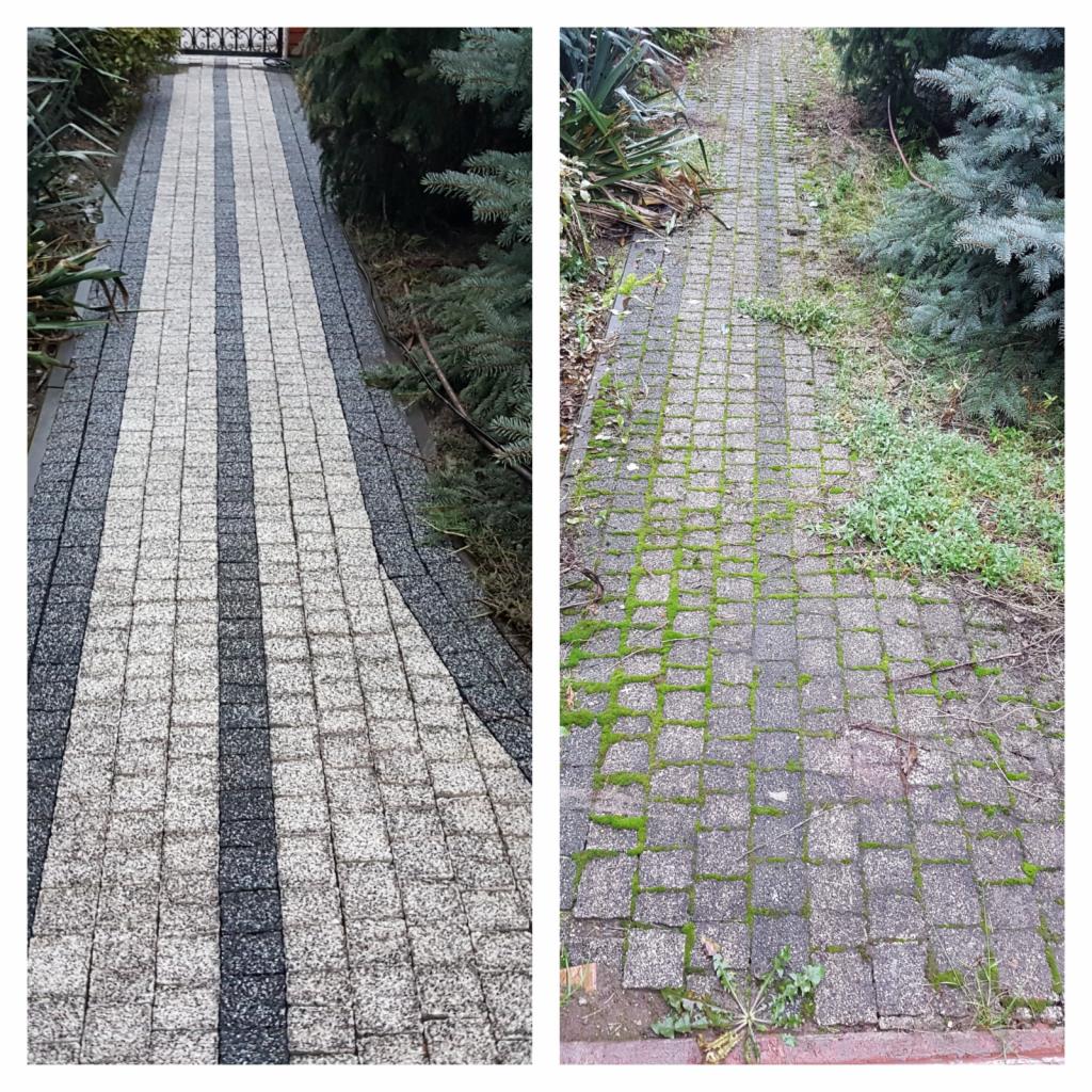 Czyszczenie kostki brukowej