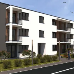 Wizualizacja budynku wielorodzinnego