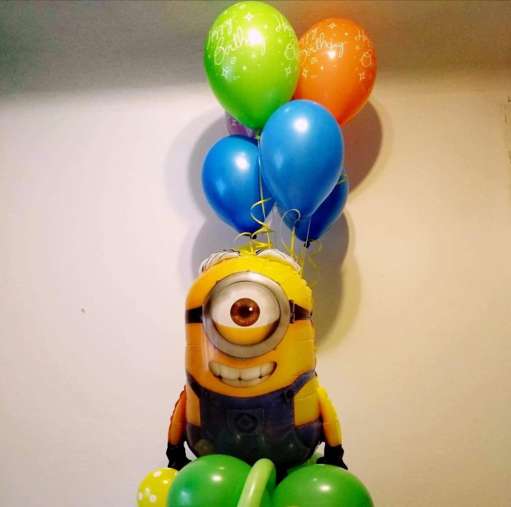 Postacie z bajek i balony to super połączenie