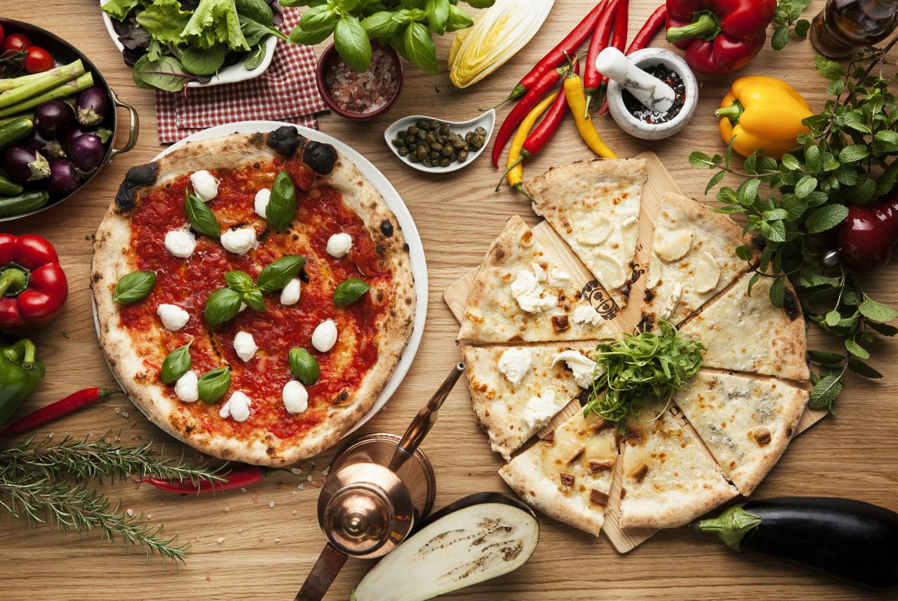 Pizza przygotowana jest z najlepszych i odpowiednio dobranych włoskich składników