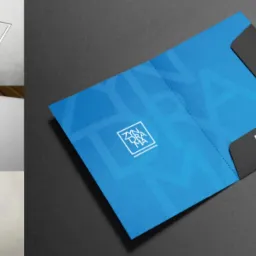 Projekt logotypu i materiałów poligraficznych dla Apartamentów Zyndrama.