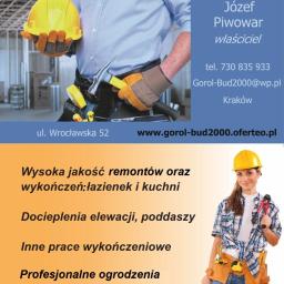 F.H.U.P. "Górol-Bud2000" Józef Piwowar Usługi Rem.-Wykończeniowe i Gastronomiczne - Wywóz Ziemi Kraków