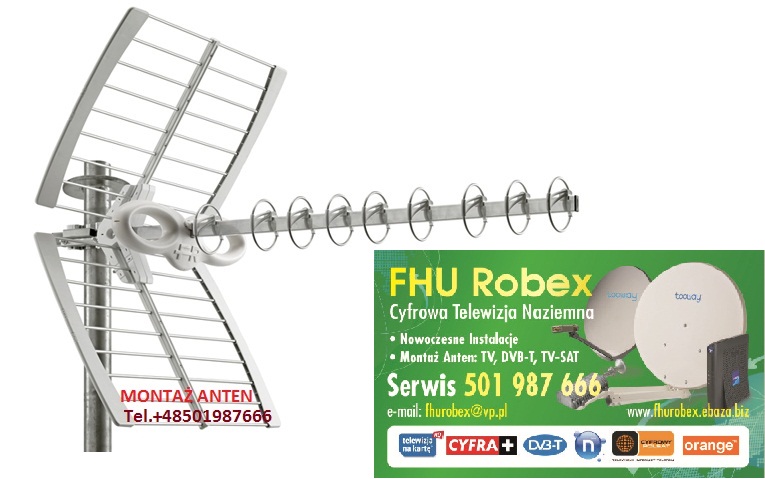 Montaż anten satelitarnych