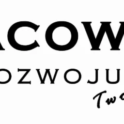 Logo firmy 'Pracownia Dla Rozwoju Twojej Firmy' na białym tle, nazwa zapisana czarną czcionką.