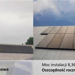 Pogoda sprzyja więc działamy 😄👍!
Kolejne 8,36 kWp już na dachu budynku gospodarczego będzie generować prąd!