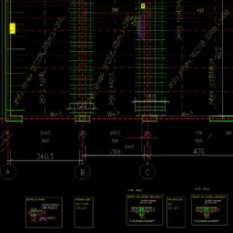 Rysunek konstrukcyjny stropu - zmiana na strop prefabrykowany.