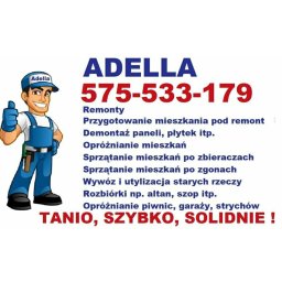 ADELLA - usługi sprzątające, usługi remontowe - Pierwszorzędne Malowanie Pokojów Starachowice