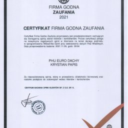PHU EURO DACHY - Pierwszorzędna Wymiana Pokrycia Dachowego Ożarów Mazowiecki