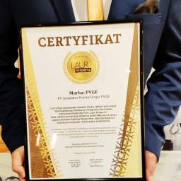 Pv Instalator Polska Grupa PVGE z prestiżową nagrodą Laur Eksperta 2019