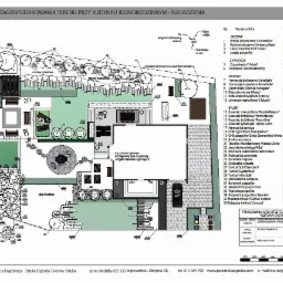 Projekt ogrodu, przykładowa plansza
