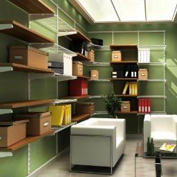 Kompatybilny system półek i koszy do szaf kompaktowych, wnęk szafowych, mebli kuchennych oraz dla zagospodarowania wolnych przestrzeni 