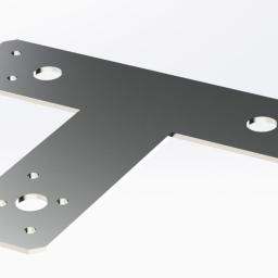 Perforowane łączniki metalowe dla konstrukcji drewnianych-łączniki płaskie potrójne (typ T) w szerokim asortymencie rozmiarowym
