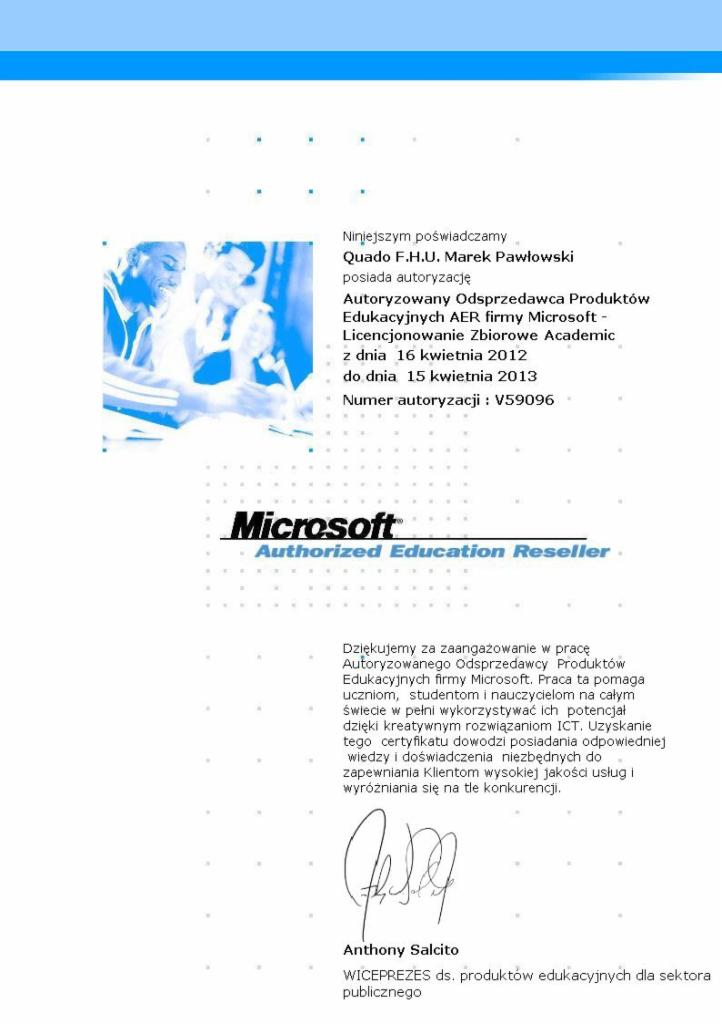 Licencje Microsoft dla edukacji