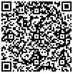 Czarno-biały kod QR z wyraźnymi kwadratami w rogach, generowany maszynowo.