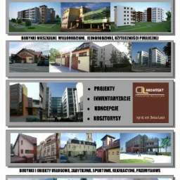 Kompilacja projektów architektonicznych biura D.L. Architekt, prezentująca budynki mieszkalne wielorodzinne, jednorodzinne, użyteczności publicznej oraz budynki i obiekty usługowe, zabytkowe...