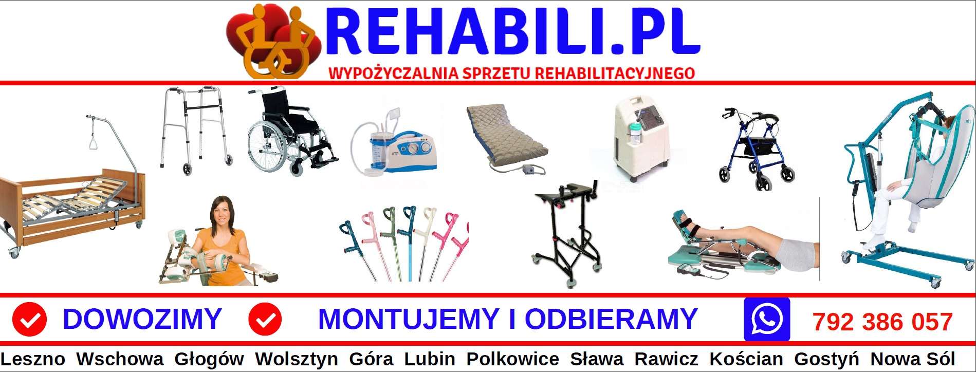Wypożyczalnia Sprzętu Rehabilitacyjnego Piotrków Trybunalski Rehabili - Wypożyczalnia Sprzętu Rehabilitacyjnego - Opinie, Kontakt