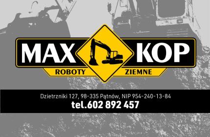 Firma Ogólnobudowlane "MAX-KOP" Monika Kielan - Roboty ziemne Dzietrzniki