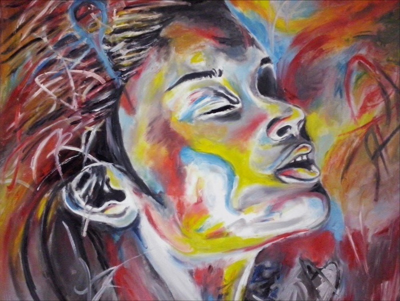 Obraz olejny na płótnie 100cm x 100cm