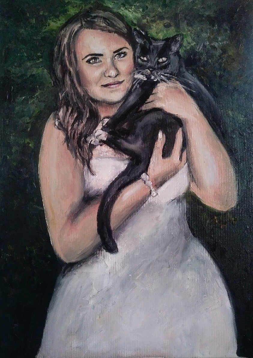 Obraz olejny na płótnie 70cm x 50cm