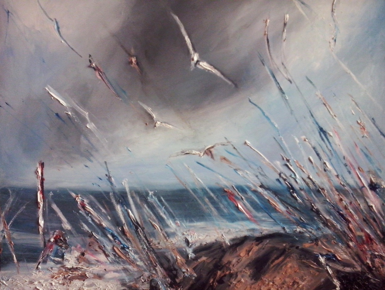 Obraz olejny na płótnie 80cm x 70cm