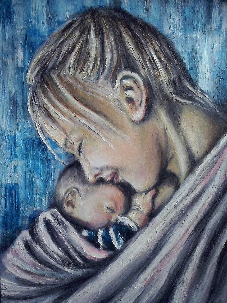 Portret - obraz olejny na płótnie