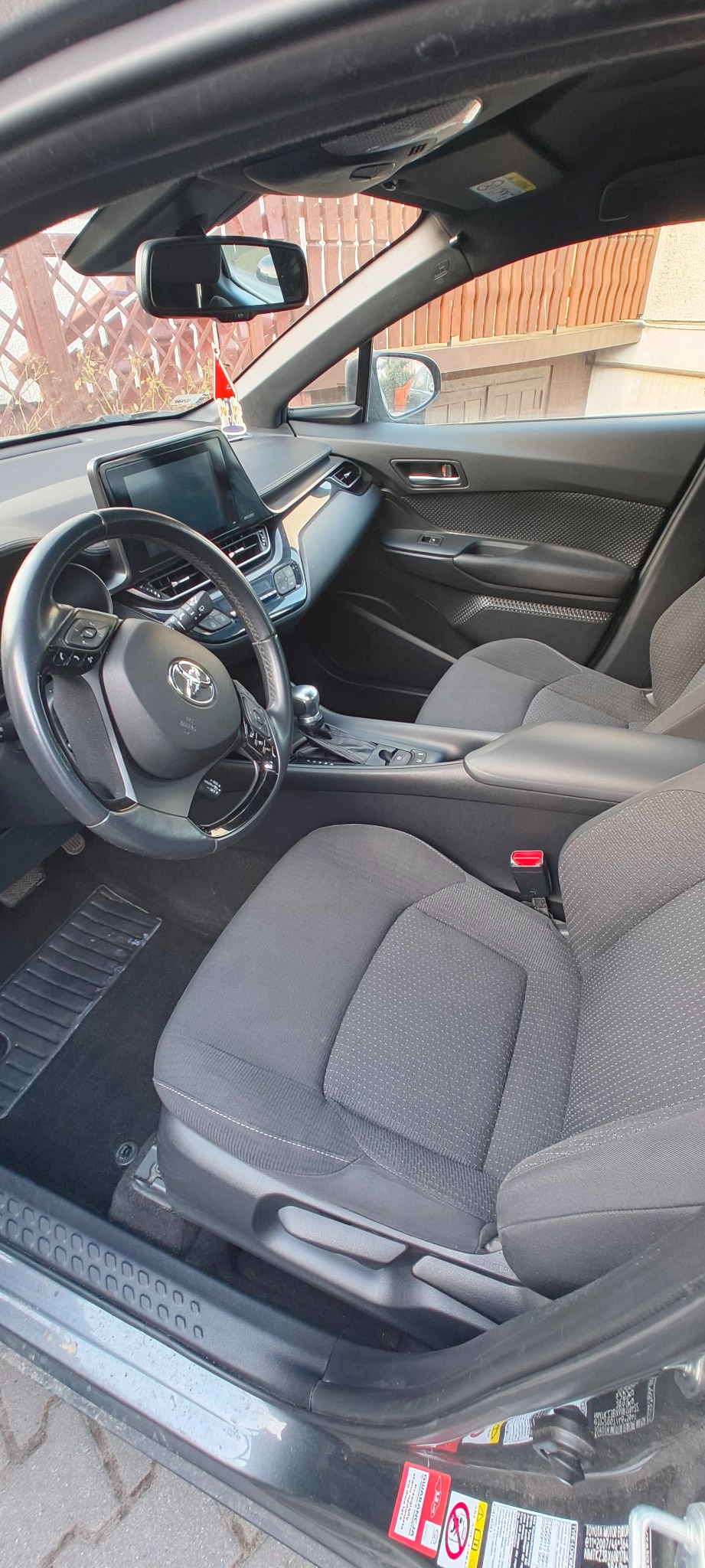 Czysta wyprana tapicerka samochodowa