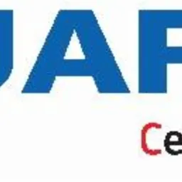 Logo firmy Linguapoint Centro Italiano Group z niebieskim napisem i żółtym kwadratem zamiast kropki nad 'i'.