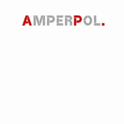 Logo firmy AMperPOL z czerwoną literą A i kropką, pozostałe litery szare, na białym tle.