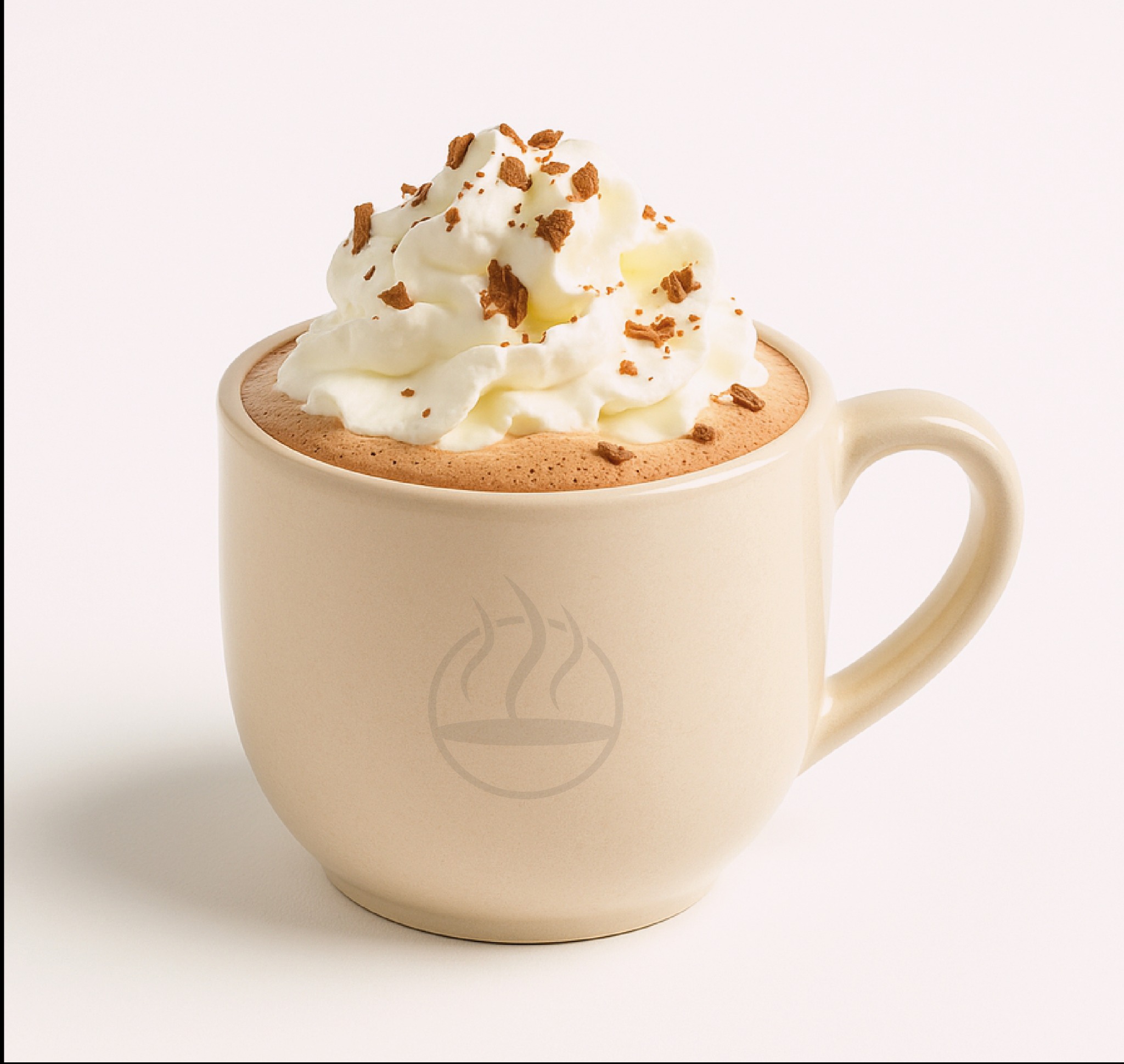 Mokcup, gorąca czekolada