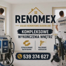 RENOMEX Usługi Remontowo - Budowlane Kompleksowe wykończenia wnętrz MARIUSZ ŻUKOWSKI - Malowanie lokali firmowych Ełk