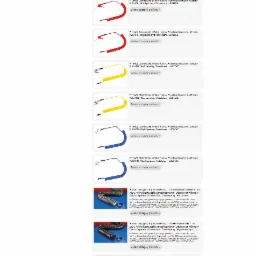 Strona internetowa z ofertą węży przemysłowych, prezentująca różnorodne modele w rolkach i odcinkach, z opisami i przyciskami 'Zobacz szczegóły produktu'.