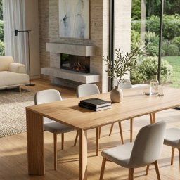 SQR Studio - Dębowy stół Kraków