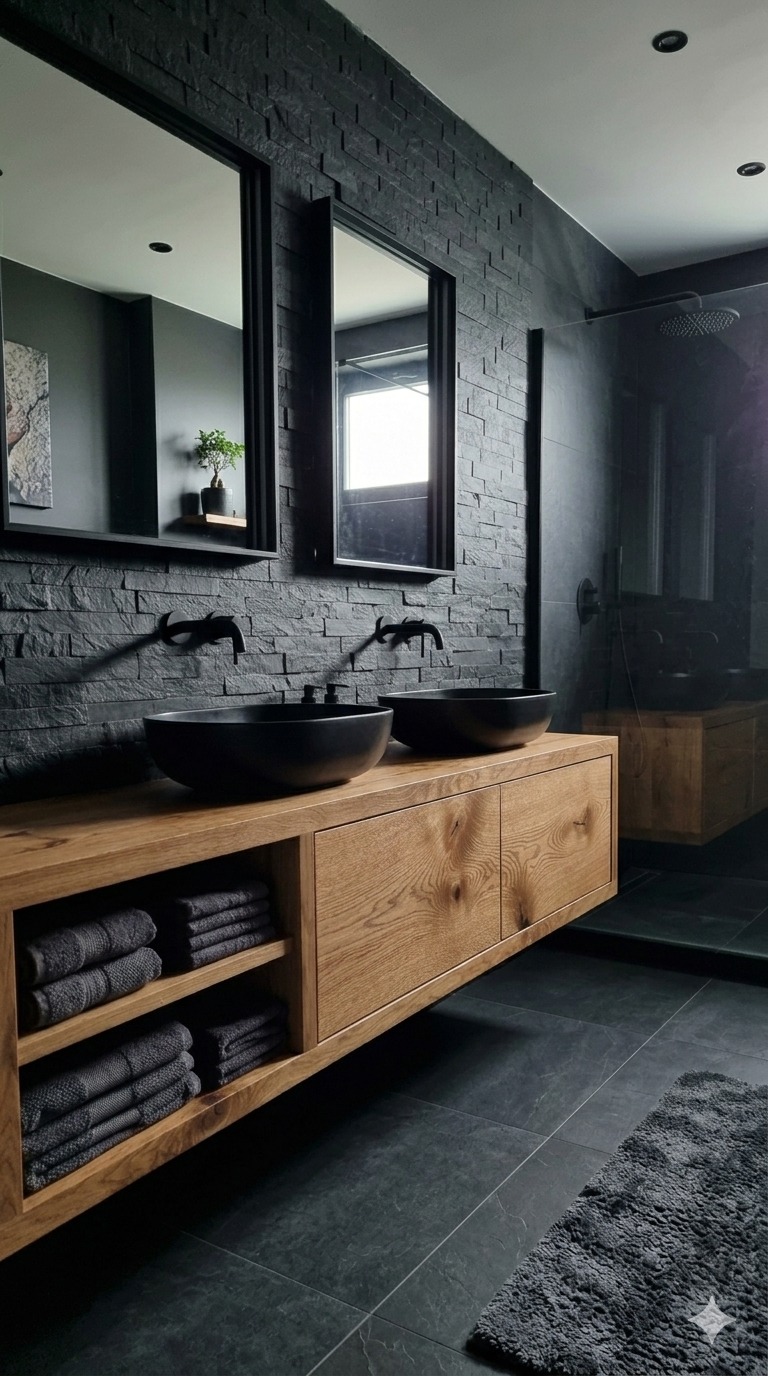 Dębowa szafka łazienkowa Wieliczka