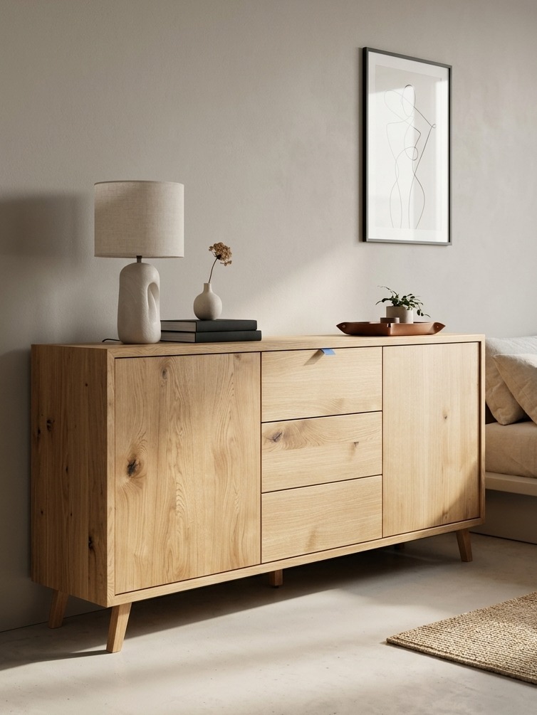 Dębowa komoda do sypialni Wieliczka