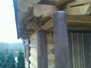 Domek Drewniany 50m2 Obity Imitacją Bala