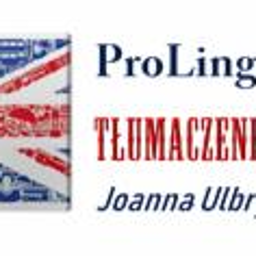 Biuro Tłumaczeń ProLingua Joanna Ulbrych - Tłumaczenie Angielsko Polskie Gliwice