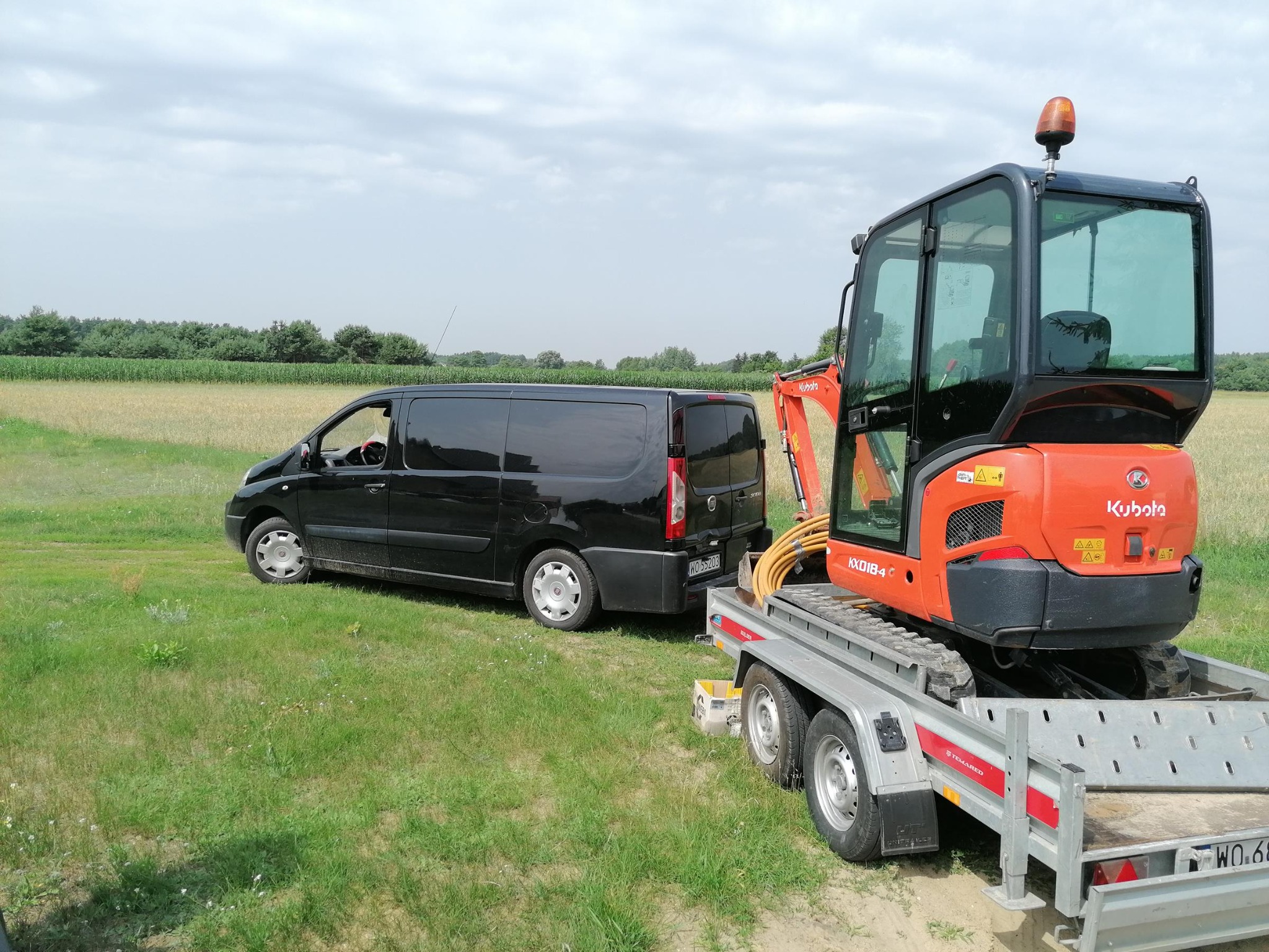 Dzięki nowoczesnemu sprzętowi prace ziemne trwają często jedynie jeden dzień