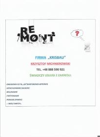 "KrisBau" - Szpachlowanie Gryfów Śląski