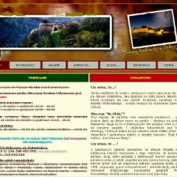 Strona internetowa Zamku Królewskiego w Dobczycach z informacjami o zwiedzaniu i ciekawostkami historycznymi.