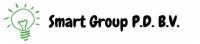 Logo firmy Smart Group P.D. B.V. z ikoną żarówki symbolizującą innowacyjne rozwiązania.