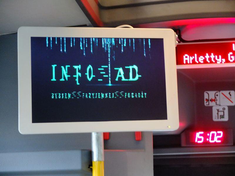 Sprzedam sieć ekranów LCD w autobusach we Wrocławiu