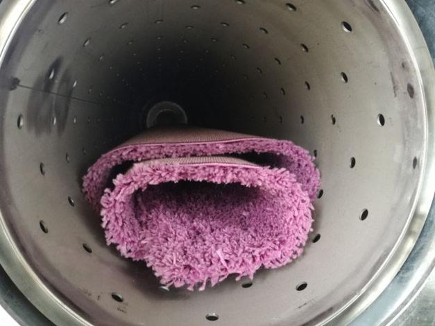 Wirowanie dywanów 1200 obr/min