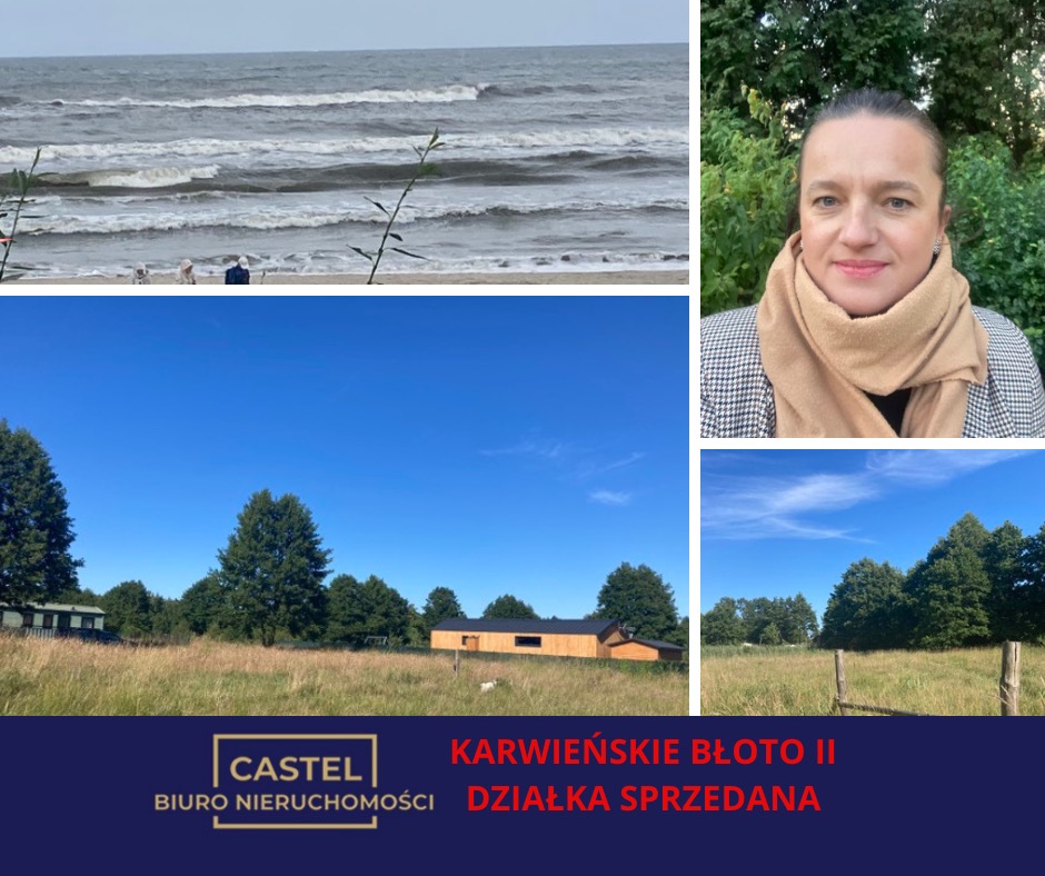 KARWIEŃSKIE BŁOTA - działka inwestycyjna nad samym morzem