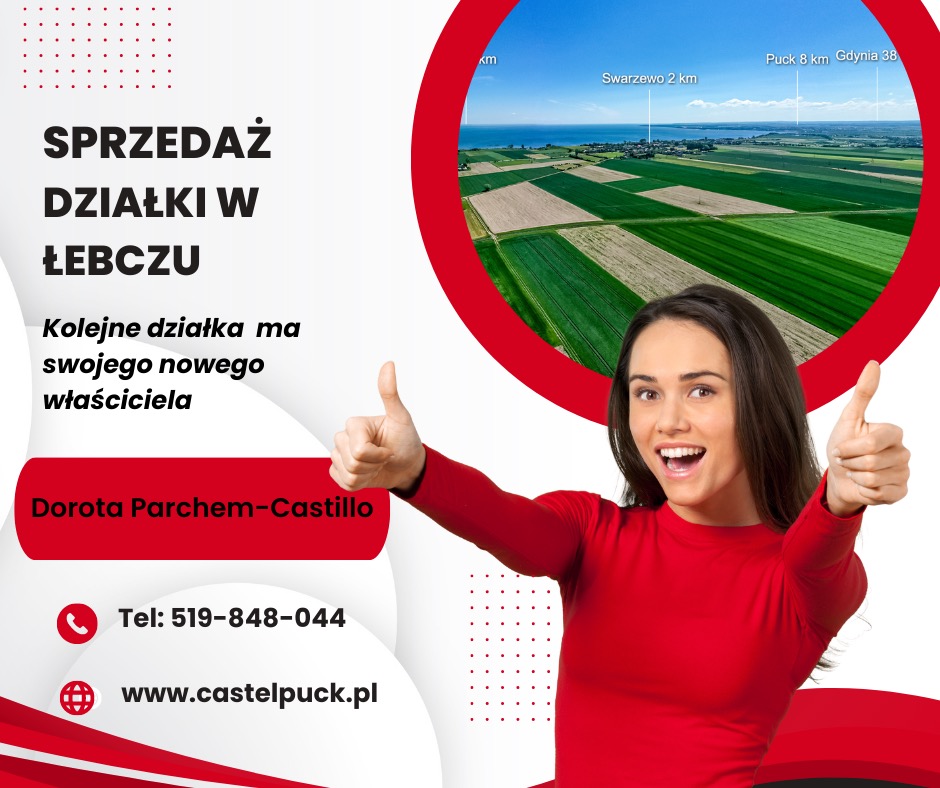 Łebcz Dana - Działka Rolna na Sprzedaż