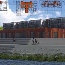 Koncepcja i projekt hotelu nad jeziorem