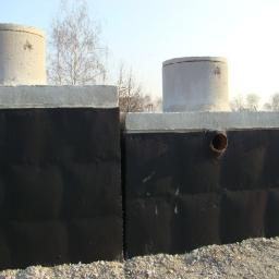 Zbiorniki żelbetowe o poj. 5m3 oraz 10m3:
- szamba
- deszczówka
- studnia chłonna
