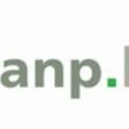 Logo firmy cranp.kovo z zielonym, geometrycznym symbolem po lewej stronie i szarym napisem.