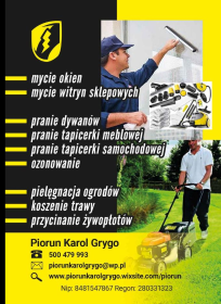 Piorun Karol Grygo - Sprzątanie Ełk