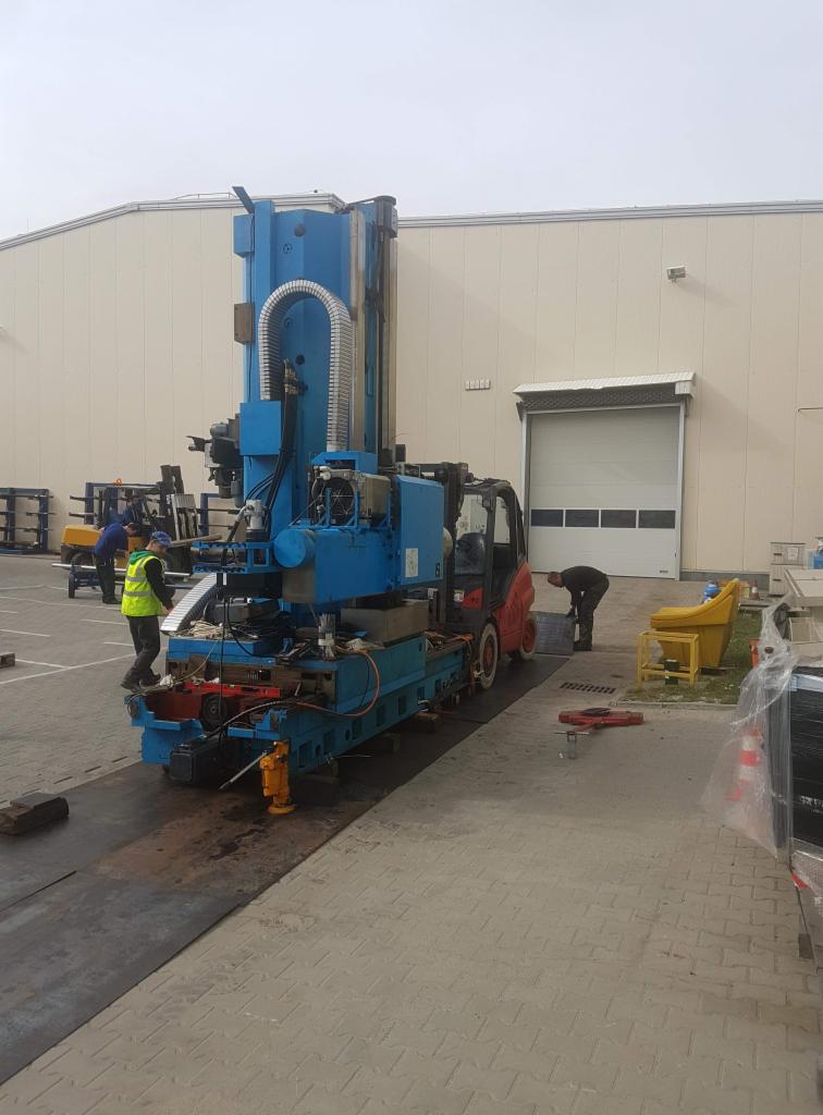 Relokacja wytaczarki WHN